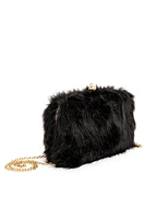 Feelin' Glam Faux Fur Clutch