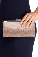 High Shine Glam Rhinestone Clutch