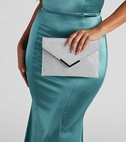 Glitter Trails Envelope Clutch