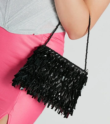 Shimmer Moves Sequin Beaded Handbag