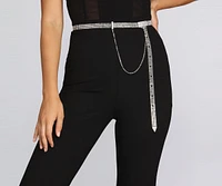 Rhinestone Chain Belt