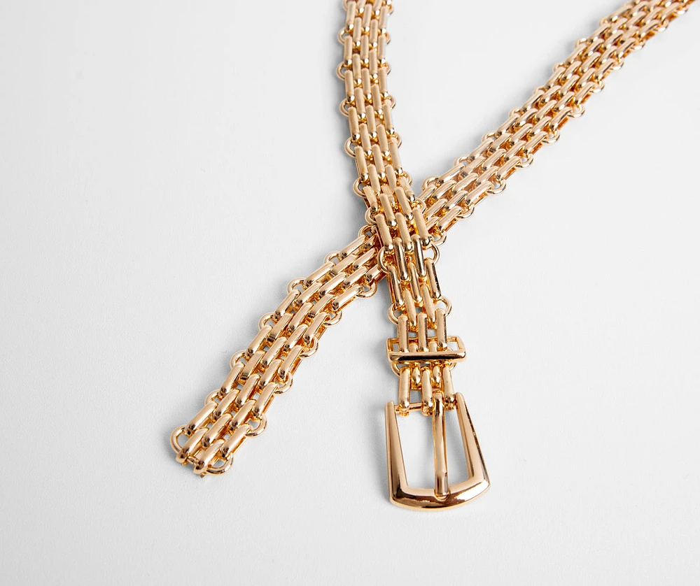 Linked In Style Chain Belt