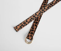 Leopard Seat-belt Belt