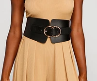 Chic Double O-Ring Corset Belt