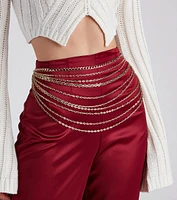 Statement Maker Layered Chain Belt