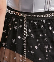 Unforgettable Rhinestone Chain Belt