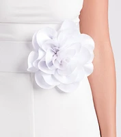 Sweet Allure Rose Statement Stretch Belt