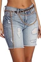 Layered Chic Chain Link Belt