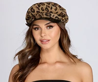 Leopard Cabby Hat