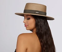 Boat Babe Woven Hat