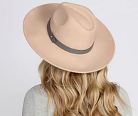 All You Need Wide-Brim Fedora Hat