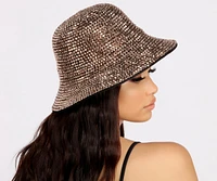 Party Crasher Rhinestone Studded Bucket Hat