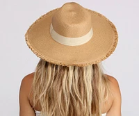 Summer Is My Season Straw Panama Hat