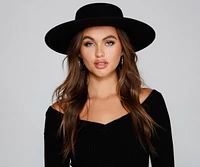 Glam Adventures Rhinestone Boater Hat