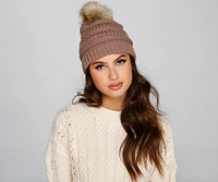 Chilly Days Knit Pom Beanie