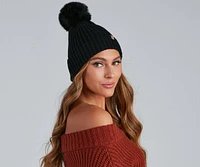 Cozy Up Knit Pom Beanie