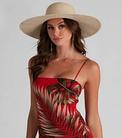 Country Club Rhine Straw Floppy Hat