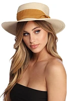 Resort Ready Banded Boater Hat