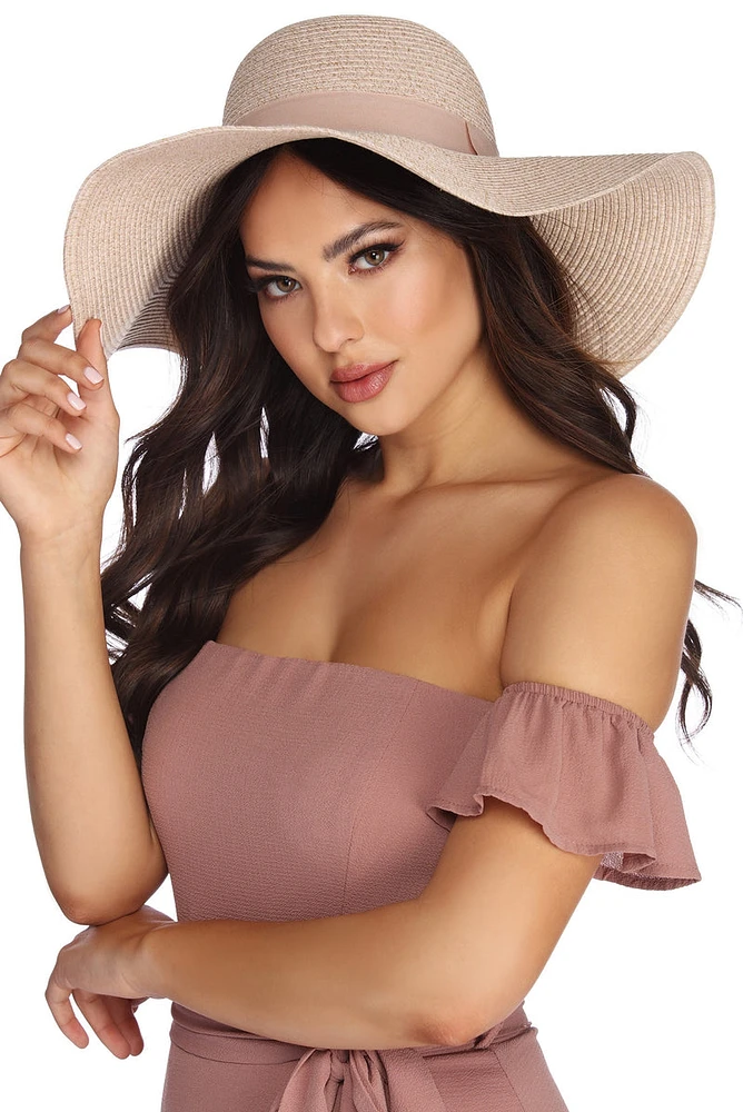 Stylin' Straw Floppy Hat