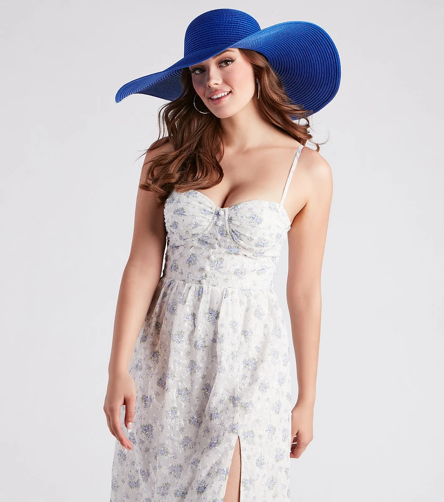 The Shade Straw Floppy Hat