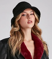 So Cozy Faux Sherpa Bucket Hat