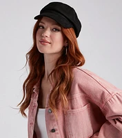 Downtown Girl Faux Wool Cabby Hat