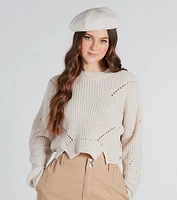 Oh-So-Chic Faux Leather Beret
