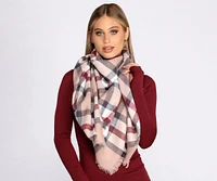 A Lovely Cold Day Plaid Scarf