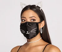 Purrfect Style Halloween Face Mask