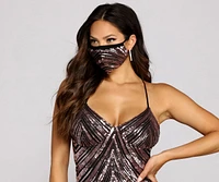 Stunning Vibes Sequin Face Mask