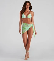 Sassy Swirl Swim Sarong