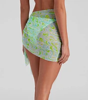 Sassy Swirl Swim Sarong