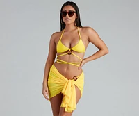 Splish Splash Mesh Swim Wrap