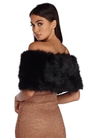 Fur Elegance Stole Wrap