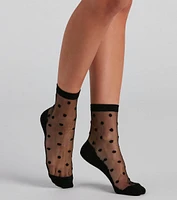 Miss Posh Polka Dot Socks