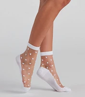 Miss Posh Polka Dot Socks