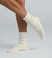 Cozy Season Long Chenille Fuzzy Socks