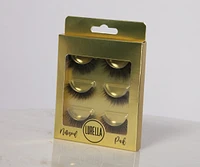 Lurella Natural Three Pack Mink Lashes