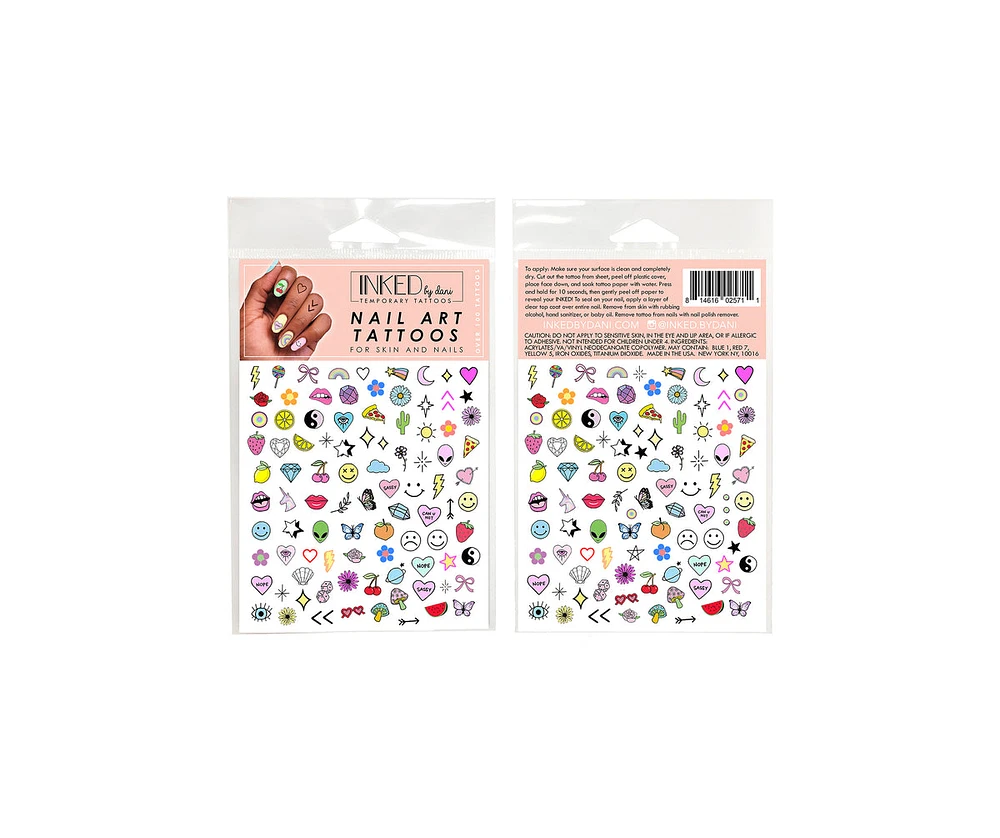 It Girl Retro Nail Art Stickers