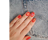 It Girl Retro Nail Art Stickers