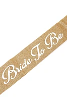 Bride To Be Glitter Sash