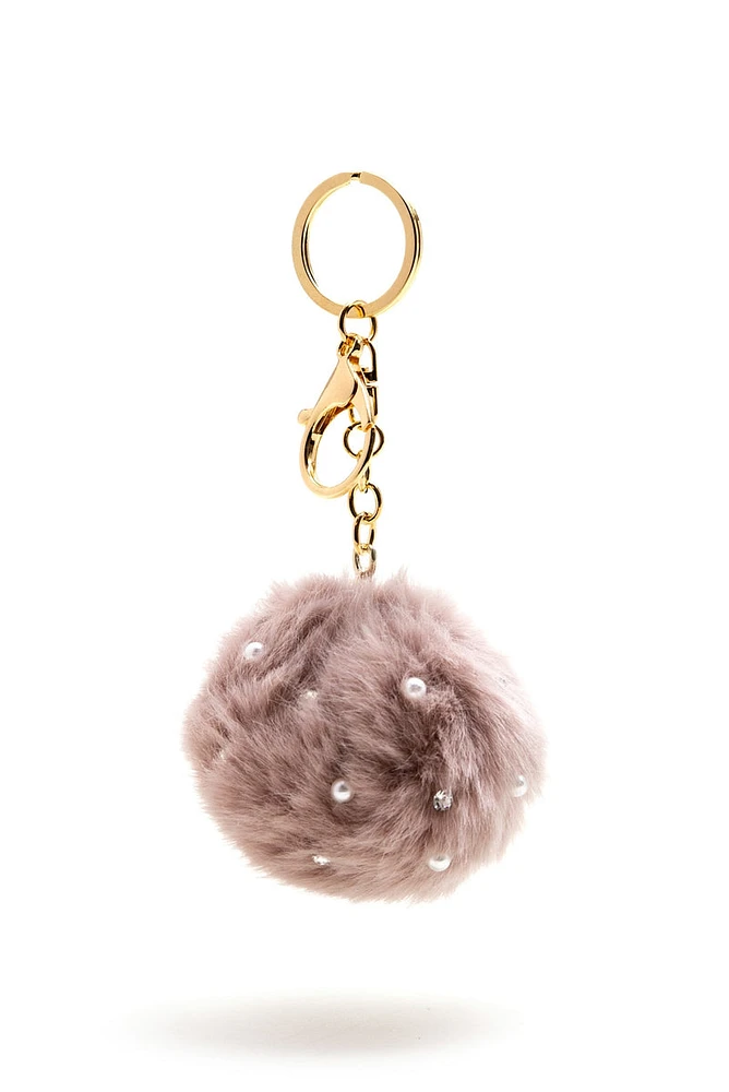 Pom Pearl Key Charm