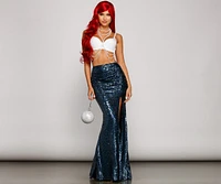 Long Wavy Red Halloween Wig