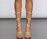 Rhinestone Glam Stiletto Heels