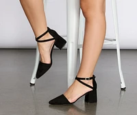 Miss D'orsay Low Heel Pumps