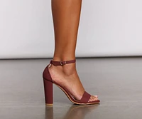 Feeling Fab Faux Nubuck Heel