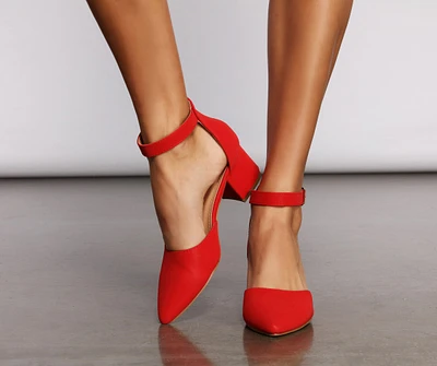 The Every Day Pointed Toe Block Heels