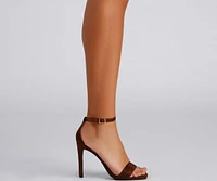 Trend Alert Faux Suede Stiletto Heels