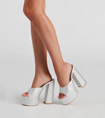 Go-Go Girl Rhine Platform Mules