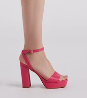 All Dressed Up Platform Heels